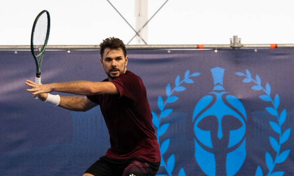 Hellenic Championship ATP 250: Προπονήθηκε στο Telekom Center Athens πριν την πρεμιέρα ο Βαβρίνκα