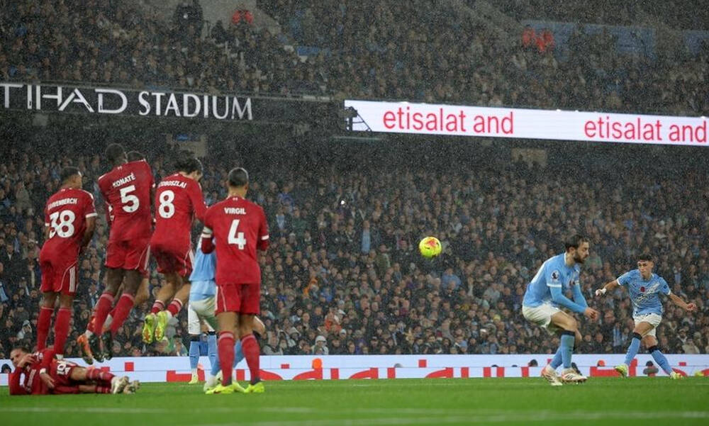 Premier League: «Τυφώνας» Μάντσεστερ Σίτι «σκόρπισε» τη Λίβερπουλ