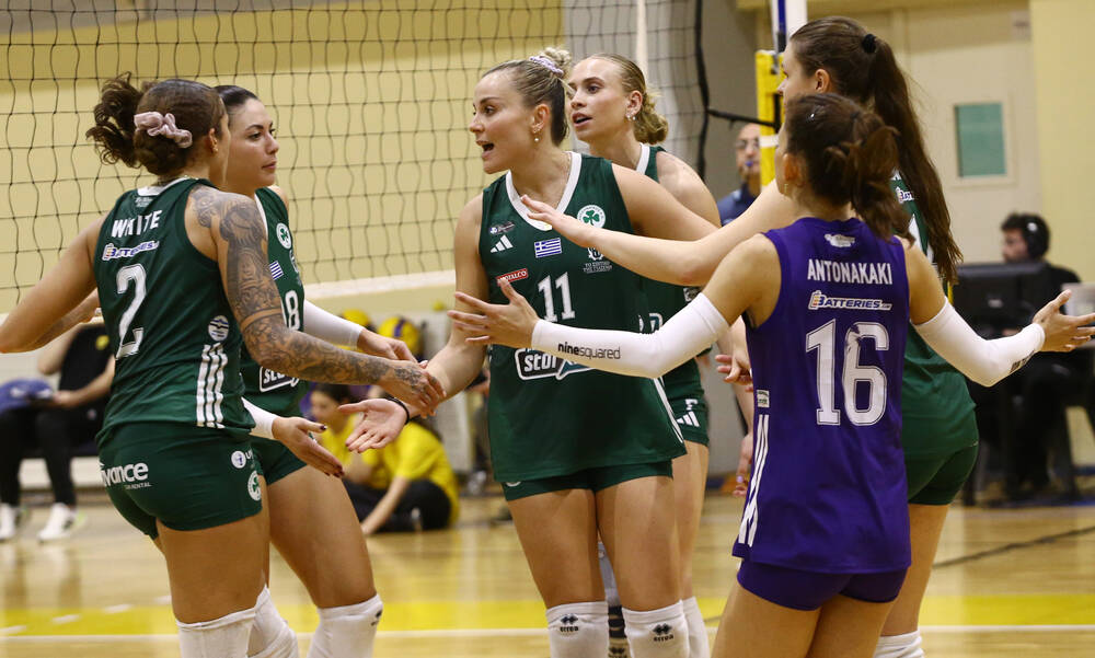 Volley League Γυναικών: Ο Παναθηναϊκός «λύγισε» στο tie break την ΑΕΚ 