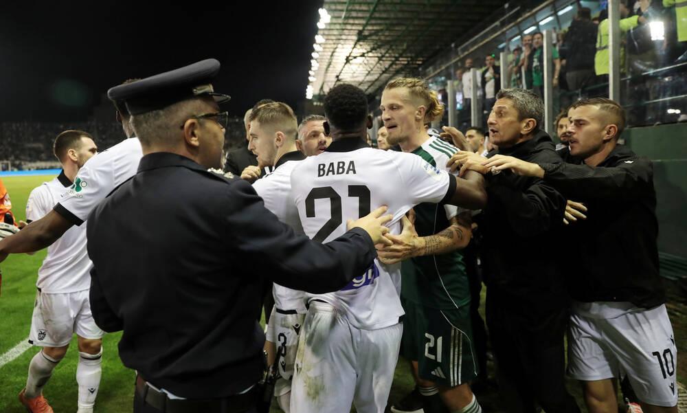 Παναθηναϊκός - ΠΑΟΚ: Τα highlights του ντέρμπι στη Λεωφόρο και η μεγάλη ένταση στο τέλος - Βίντεο