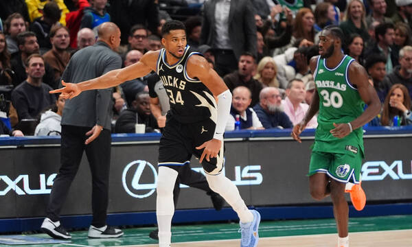 NBA: Επική ανατροπή των Μπακς στο Τέξας με ηγέτη τον Αντετοκούνμπο