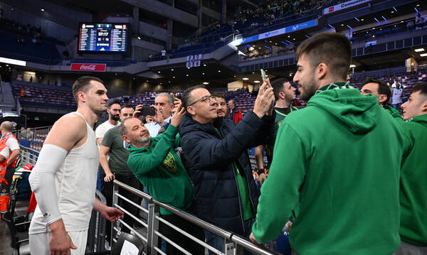 Ρεάλ Μαδρίτης - Παναθηναϊκός: Ο κόσμος στη θέση του, στο πλευρό της ομάδας