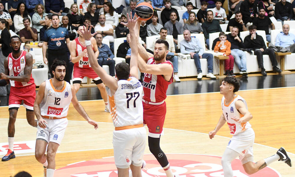 Προμηθέας – Ολυμπιακός 64-88: Χωρίς να συναντήσει δυσκολίες πέρασε από την Πάτρα