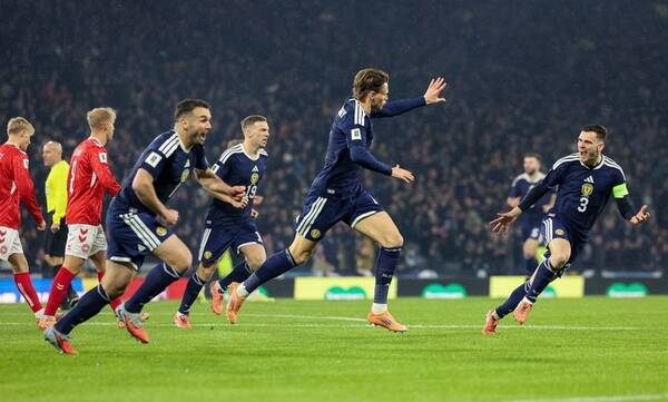 Μουντιάλ 2026: Η Σκωτία δεν λυγίζει ποτέ! Μάγκικη πρόκριση επί της Δανίας στις καθυστερήσεις