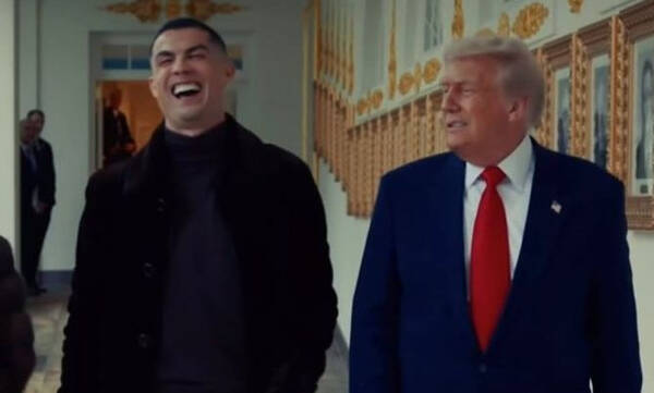 «Οι δύο κορυφαίοι»: H viral ανάρτηση του Λευκού Οίκου για τη συνάντηση Ρονάλντο - Τραμπ