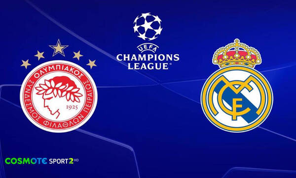 COSMOTE TV: Το UEFA Champions League επιστρέφει με Ολυμπιακός-Ρεάλ Μαδρίτης, Τσέλσι-Μπαρτσελόνα