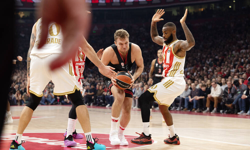 Ερυθρός Αστέρας – Ολυμπιακός 91-80: «Αδερφική»… μαχαιριά στη Σερβία 