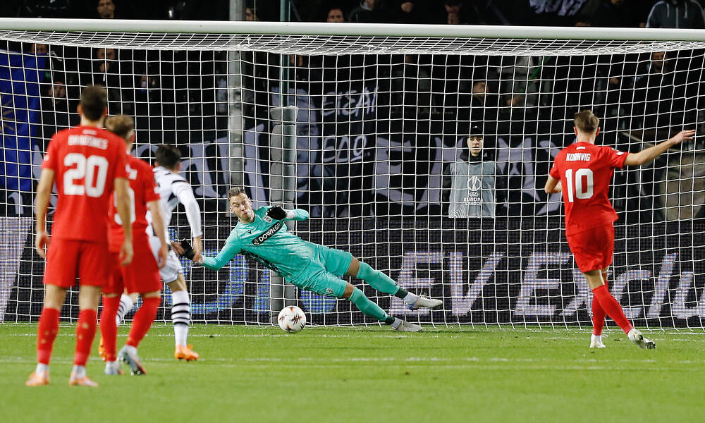 ΠΑΟΚ - Μπραν: Η σωτήρια επέμβαση του Παβλένκα στο πέναλτι των Νορβηγών - Βίντεο