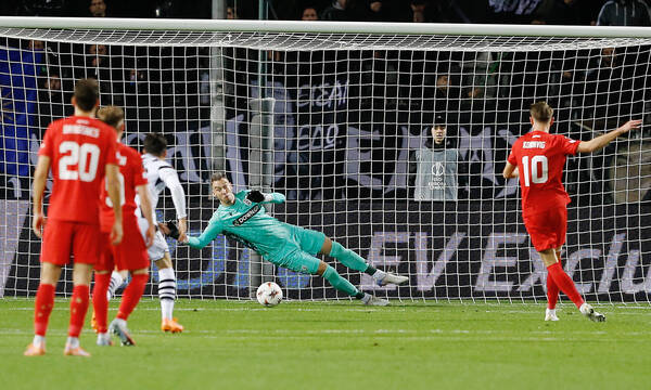 ΠΑΟΚ - Μπραν: Η σωτήρια επέμβαση του Παβλένκα στο πέναλτι των Νορβηγών - Βίντεο