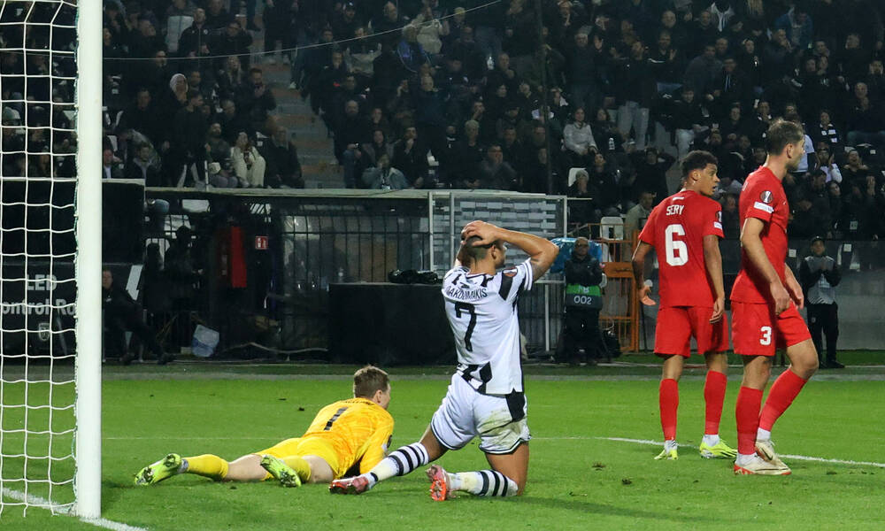 ΠΑΟΚ – Μπραν 1-1: Έχασε μεγάλη ευκαιρία για νίκη οκτάδας 