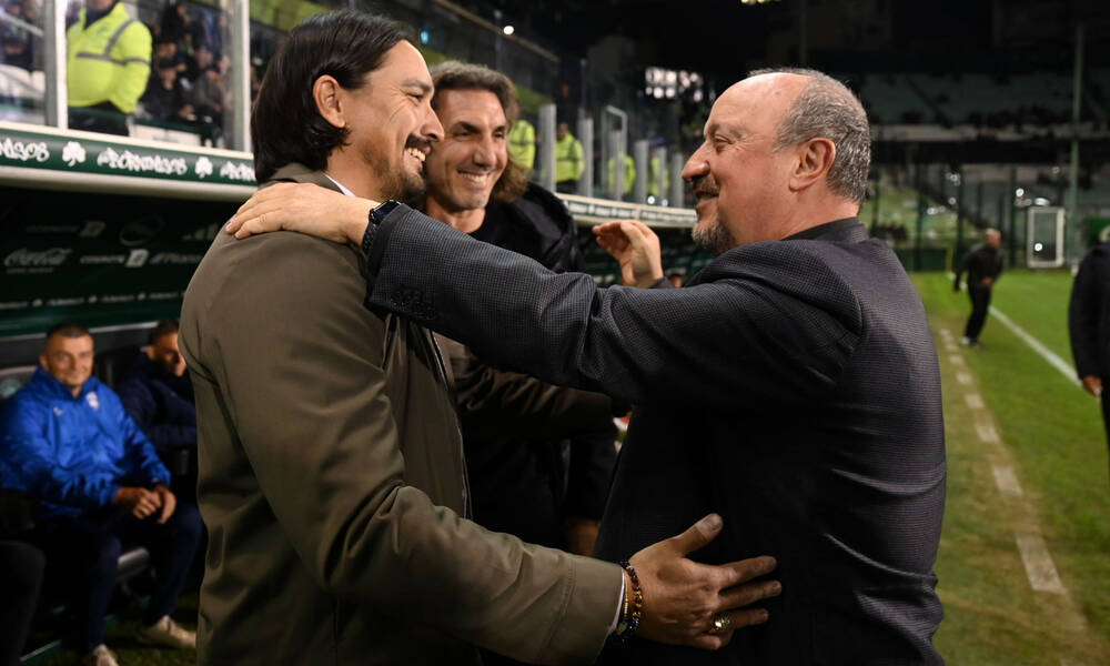 Παναθηναϊκός - Κηφισιά: Τετ α τετ και θερμή αγκαλιά ανάμεσα σε Μπενίτεθ, Λέτο και Κυργιάκο (pics)