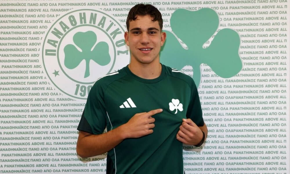 Παναθηναϊκός: Επαγγελματικό συμβόλαιο για τον νεαρό Τάκη Μπινιάρη 