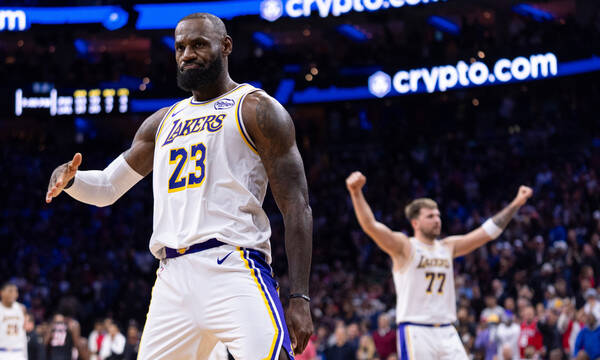 NBA: «Άλωσαν» τη Φιλαδέλφεια οι Λέικερς - Ασταμάτητοι οι Θάντερ - Τα αποτελέσματα και τα highlights