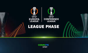UEFA Europa & Conference League: Οι αγώνες των ΠAO, ΠΑΟΚ και ΑΕΚ κάνουν «σέντρα» στην COSMOTE TV