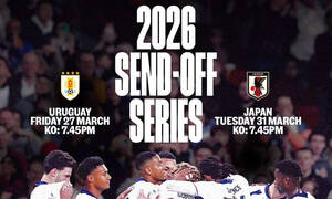 Αγγλία: Φιλικά με Ουρουγουάη και Ιαπωνία στο Γουέμπλεϊ 