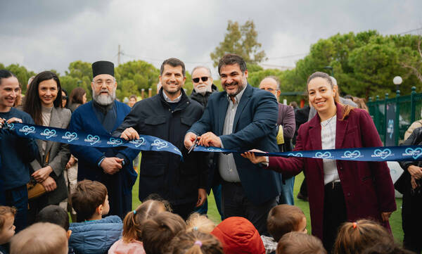 Το Giant Heart της Novibet δίνει ζωή σε μία ακόμα παιδική χαρά του Δήμου Κηφισιάς