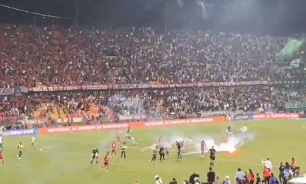 Κολομβία: Άγρια επεισόδια στον τελικό του Κυπέλλου - Δείτε βίντεο