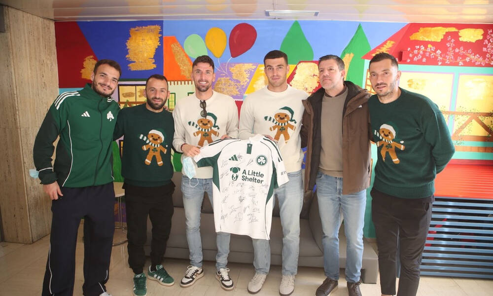 Παναθηναϊκός: Οι «πράσινοι» μοίρασαν χαμόγελα, δώρα και στιγμές χαράς στο Νοσοκομείο Μητέρα