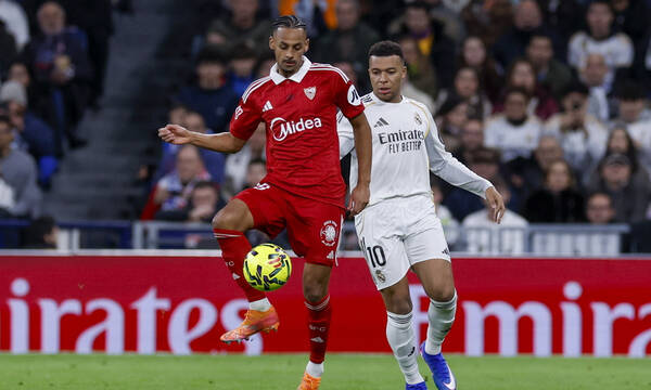 LaLiga: «Λύγισε» τη Σεβίλλη η Ρεάλ και συνεχίζει να πιέζει την Μπαρτσελόνα - Αποβλήθηκε ο Αλμέιδα