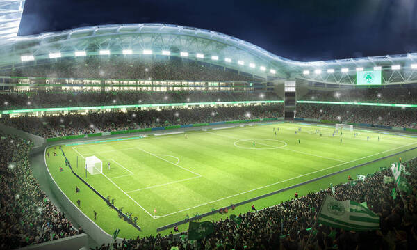 Παναθηναϊκός: Στις 39.074 η χωρητικότητα του γηπέδου στον Βοτανικό 