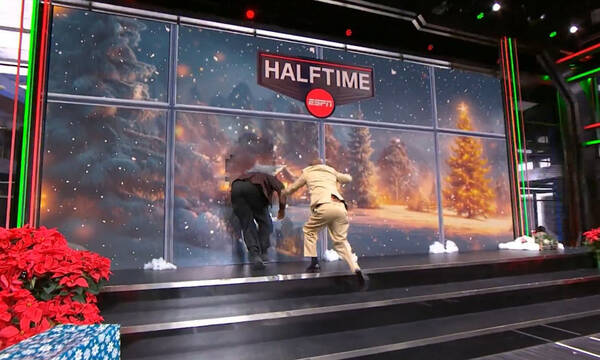 NBA: Τρομακτική σκηνή - Ο Σακίλ Ο’Νιλ διέλυσε το video wall της εκπομπής «Inside the NBA»