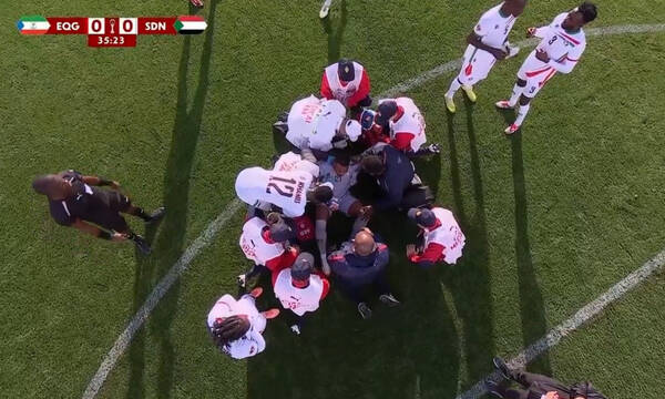 Σοκαριστική στιγμή: Κατέρρευσε ο τερματοφύλακας του Σουδάν