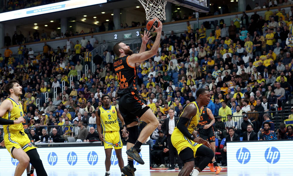 Euroleague: Τιμωρήθηκε η Μακάμπι Τελ Αβίβ μετά τις καταγγελίες της Βαλένθια