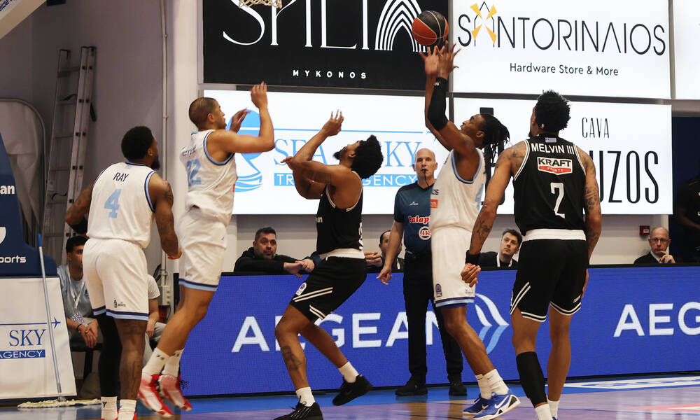 Greek Basketball League: Η Μύκονος σταμάτησε το σερί του ΠΑΟΚ
