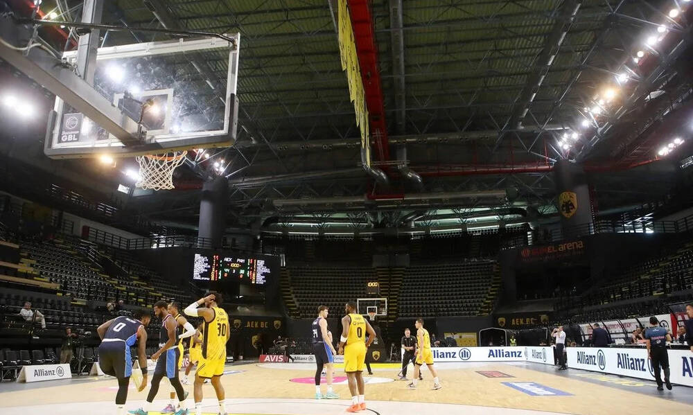 Stoiximan GBL: Χωρίς κόσμο η ΑΕΚ κόντρα στην Μύκονο
