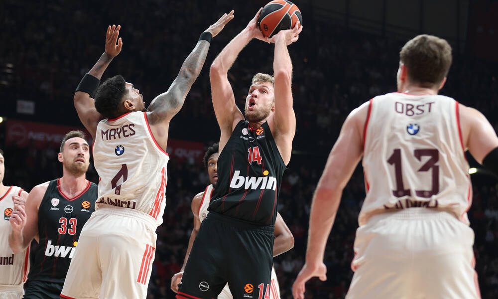 Ολυμπιακός – Μπάγερν Μονάχου 95-80: Αντέδρασε και επέστρεψε στις νίκες 