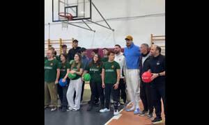 Παναθηναϊκός: Χαουάντσο και Σαμοντούροβ δίπλα στα παιδιά του One Team και τους αθλητές των SO Hellas