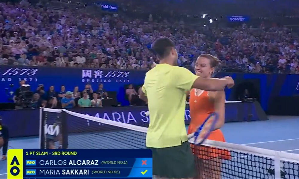 Η Σάκκαρη κέρδισε τον Αλκαράθ στο 1 point Slam - Εκατομμυριούχος ένας ερασιτέχνης!