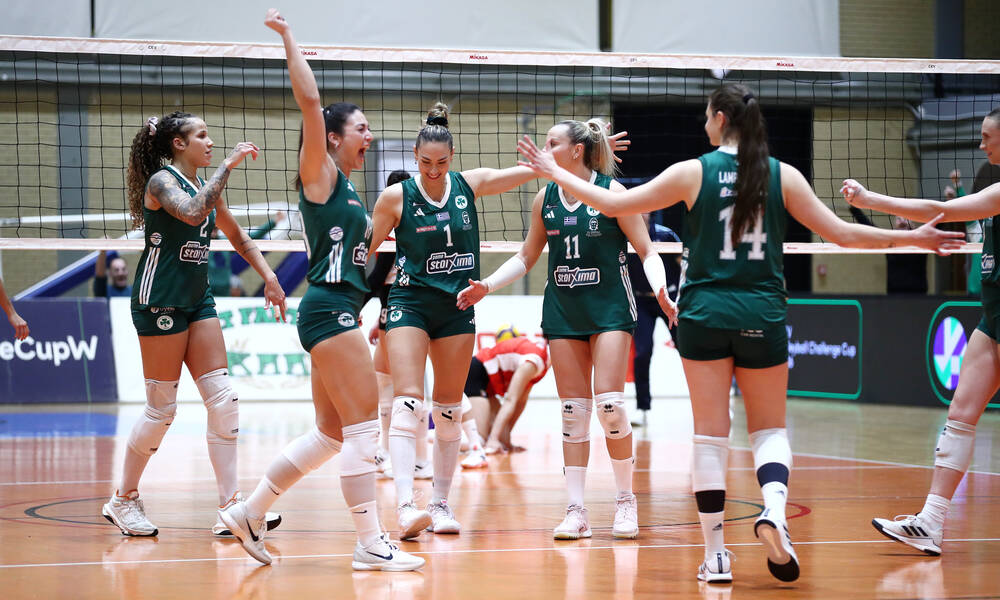 CEV Challenge Cup: Εύκολη πρόκριση για τον Παναθηναϊκό κόντρα στην Μπράγκα