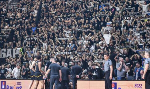 Παρτιζάν: Τιμωρία για όσα έγιναν στο ματς με τον Ολυμπιακό 