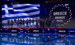 Εθνική πόλο: Η απονομή του χάλκινου μεταλλίου στην Ελλάδα - Βραβεύτηκαν Αργυρόπουλος και Κάκκαρης