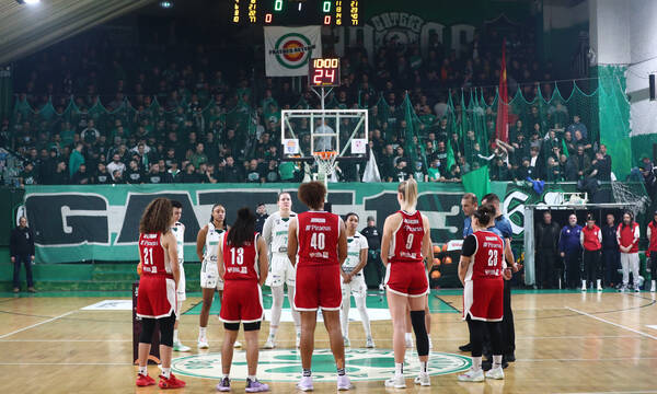 Ενός λεπτού σιγή στο ντέρμπι αιωνίων του μπάσκετ γυναικών 