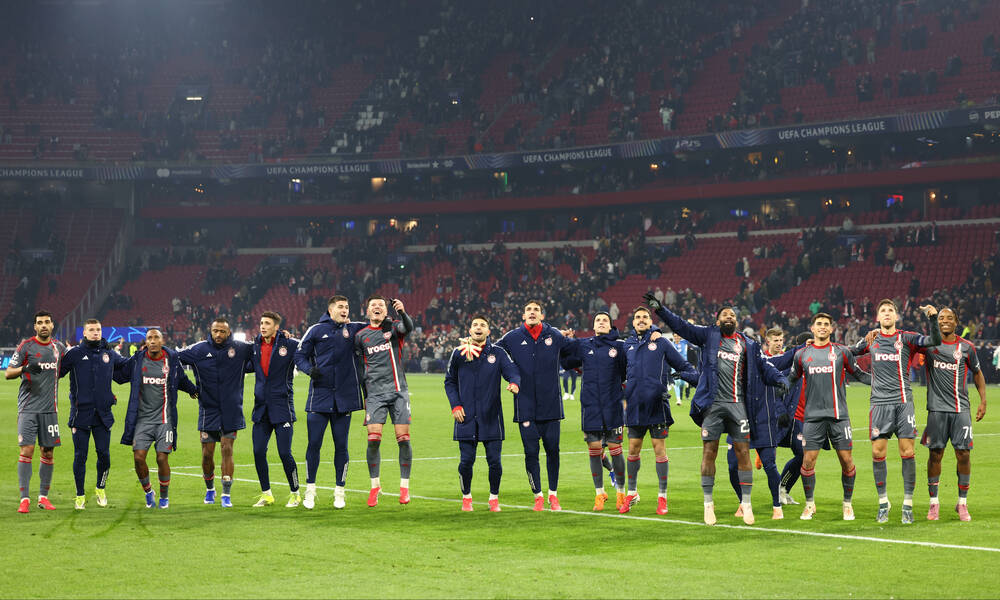 Champions League Βαθμολογία: Προκρίθηκε 18ος ο Ολυμπιακός, με Αταλάντα ή Λεβερκούζεν στα playoffs