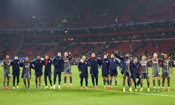 Champions League Βαθμολογία: Προκρίθηκε 18ος ο Ολυμπιακός, με Αταλάντα ή Λεβερκούζεν στα playoffs