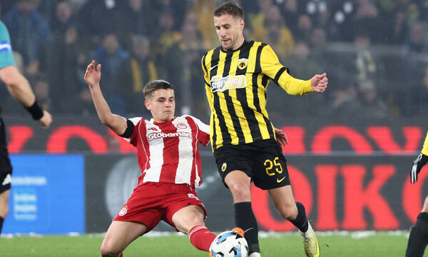 ΑΕΚ – Ολυμπιακός: Τα γκολ και τα highlights του ντέρμπι στην «Allwyn Arena»