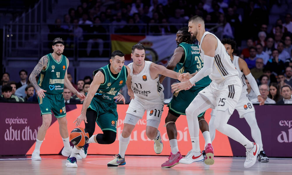 LIVE CHAT Παναθηναϊκός AKTOR - Ρεάλ Μαδρίτης: Η κρίσιμη αναμέτρηση για την Euroleague