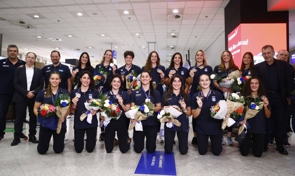 Επέστρεψαν οι θριαμβεύτριες της Εθνικής ομάδας πόλο γυναικών