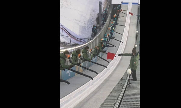 Χειμερινοί Ολυμπιακοί Αγώνες 2026: Το video που έγινε viral - Πώς καθαρίζεται μια ράμπα σκι