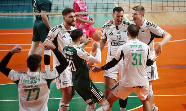 Volley League: Νίκη πρωτιάς για τον Παναθηναϊκό - «Καθάρισε» με 3-0 σετ τον Μίλωνα