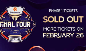 Final-4 Athens: Sold out τα εισιτήρια της πρώτης φάσης 