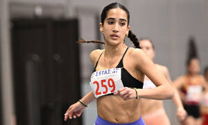 Πανελλήνιο ρεκόρ Κ18 για την κόρη του Κώστα Μπακογιάννη σε αγώνες κλειστού στίβου στην Παιανία