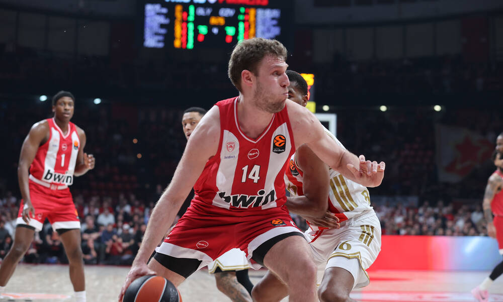 Ολυμπιακός - Ερυθρός Αστέρας 92-86: Κρίθηκε στις λεπτομέρειες το «ερυθρόλευκο» ντέρμπι