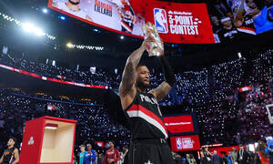 NBA All-Star Game 2026: Απίστευτο! Ο τραυματίας Λίλαρντ νίκησε στον διαγωνισμό τριπόντων (βίντεο)