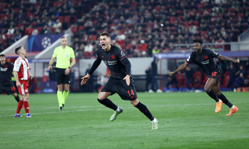 Ολυμπιακός – Λεβερκούζεν 0-2: Ο Σικ «ξεθώριασε» τις ελπίδες για τους «16» του Champions League