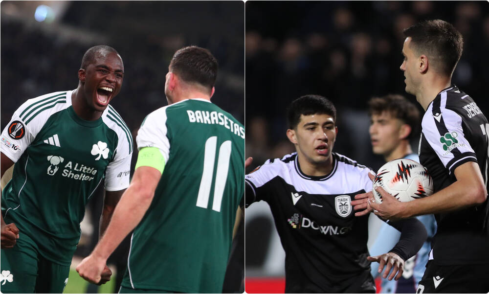 Europa League: Αυτές είναι οι πιθανότητες πρόκρισης για Παναθηναϊκό και ΠΑΟΚ