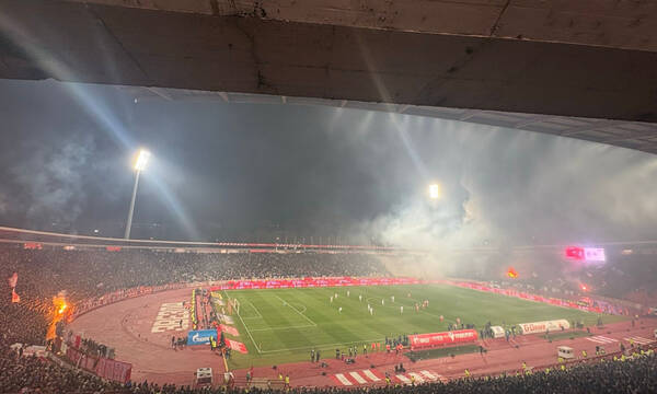 Σερβία: Επεισόδια στο ντέρμπι Ερυθρού Αστέρα – Παρτίζαν πριν και κατά τη διάρκεια του ματς